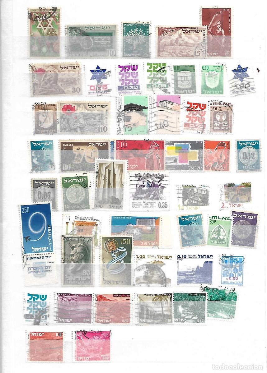 Sellos: Lote de 87 sellos diferentes de Israel