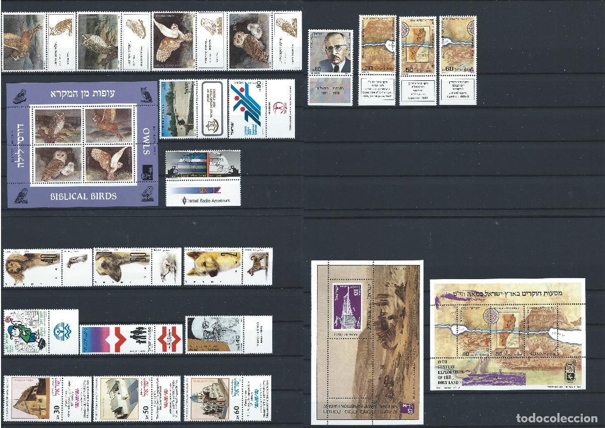 Sellos: Isra&euml;l Lot Ann&eacute;e 1987 Neuf** (MNH) compl&egrave;te - Sujet divers