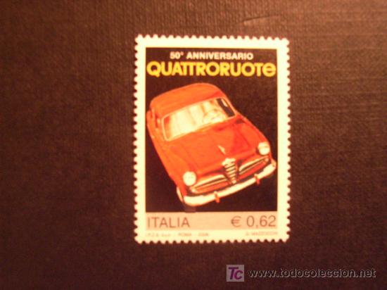 Timbres: N&ordm; YVERT  2827*** A&Ntilde;O 2006.  50 ANIVERSARIO REVISTA QUATTORUOTE.