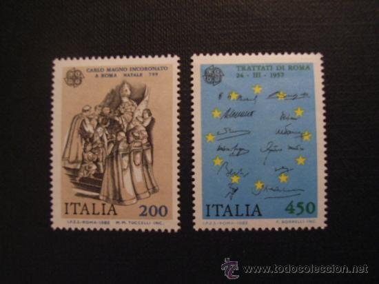 Timbres: N&ordm; YVERT 1530/1*** A&Ntilde;O 1982. TEMA EUROPA. HECHOS HISTORICOS