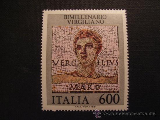 Timbres: N&ordm; YVERT 1509*** A&Ntilde;O 1981. BIMILENARIO DE LA MUERTE DEL POETA VIRGILIO