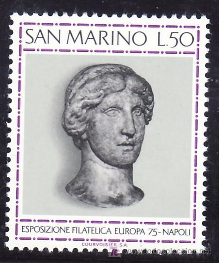 Selos: san marino  899 sin charnela, escultura, exposicion de sellos de europa,