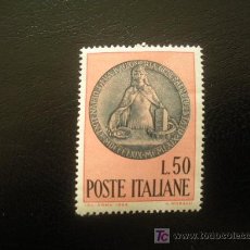 Sellos: ITALIA 1968 IVERT 1033 *** CENTENARIO DE LA CONTABILIDAD DEL ESTADO