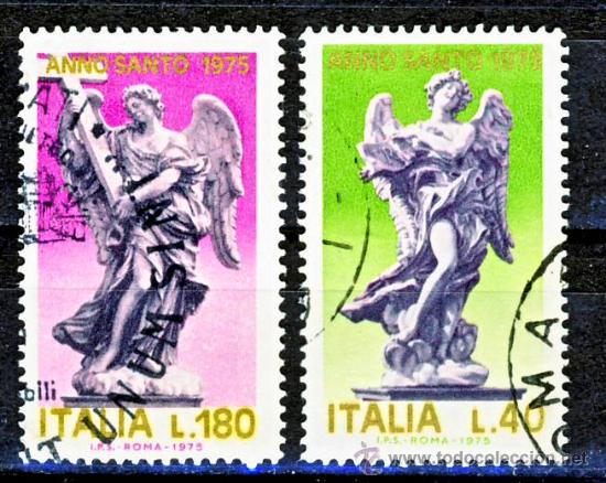 Timbres: ITALIA.- LOTE 53.- A&Ntilde;O SANTO 1975.-