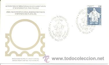 Timbres: 28-176. Sobre Primer D&iacute;a. Italia. XV Cent. Nacimiento S. Benedetto. 1980