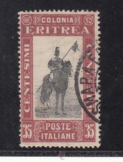 Sellos: eritrea 149 usada, lancero - Foto 1