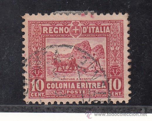 Sellos: eritrea 38B sin goma, arado, - Foto 1