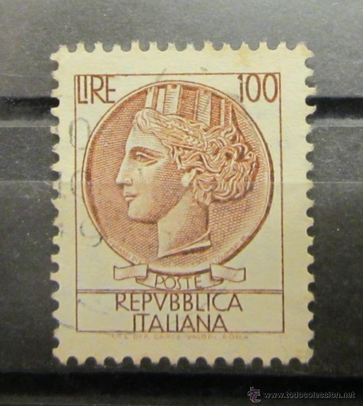Sellos: ITALIA 100 LIRE - Foto 1