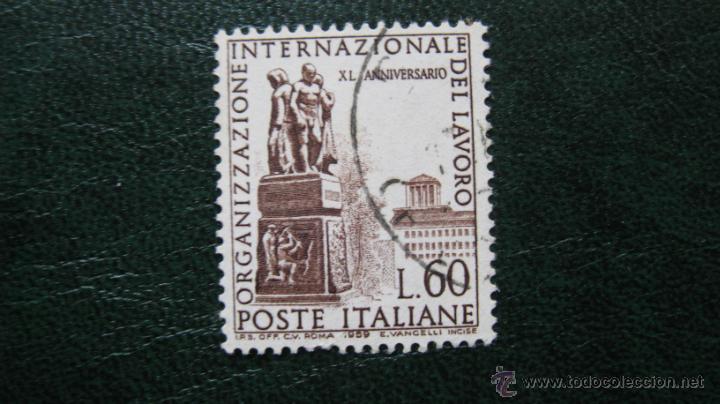 Briefmarken: italia 1959, 40 aniv. o.i.t., yvert 799