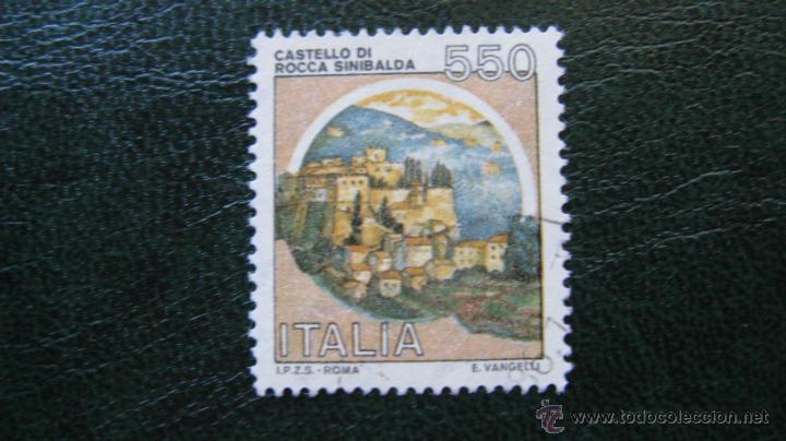 Francobolli: italia, castillo de rocca sinibalda