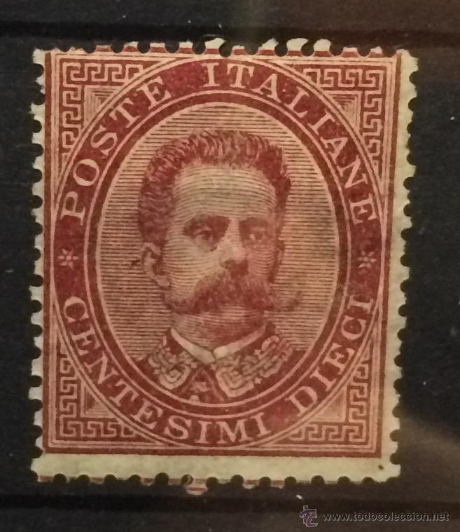 Sellos: ITALIA N&ordm; 34. CENTRAJE NORMAL. - Foto 1