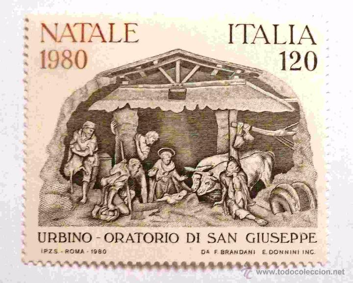 Timbres: SELLOS ITALIA 1980. NUEVO. NAVIDAD.