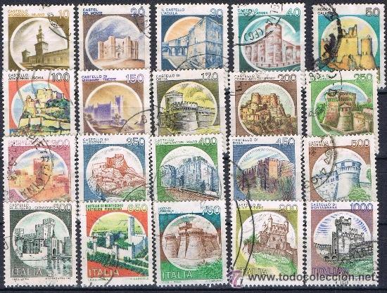 Sellos: ITALIA - LOTE 20 SELLOS - EDIFICIOS (USADO) LOTE 3 - Foto 1