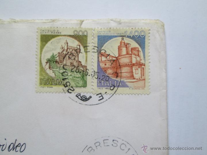 Timbres: CASTELLO CALDORESCO VASTO - CASTELLO DI SAINT PIERRE 1985 - 2 STAMPS