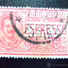 Sellos: ITALIA ITALIE 1903 YVERT Nº EXPRES 1 º FU VICTOR EMMANUEL III . Lote 53046591