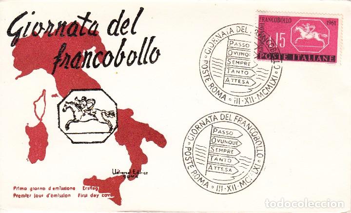 Sellos: SOBRE: 1961 ITALIA - Foto 1