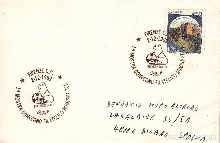 Sellos: SOBRE: 1989 ITALIA - Foto 1