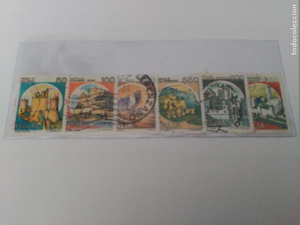 Sellos: Lote Castillos de Italia