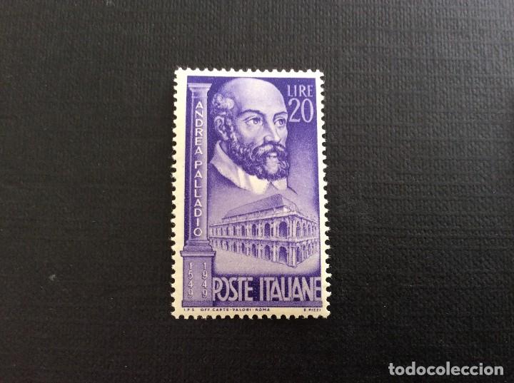 Selos: ITALIA N&ordm; YVERT  546** A&Ntilde;O 1949. 4&ordm; CENTENARIO ARQUITECTO A. PALLADIO . SERIE CON CHARNELA