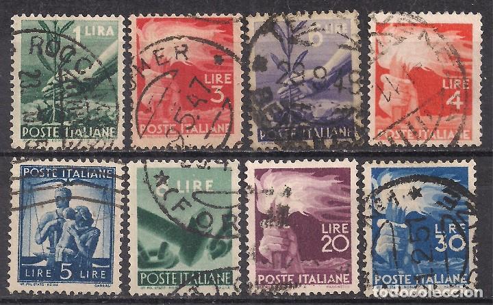 Sellos: ITALIA 1945 - USADO - Foto 1