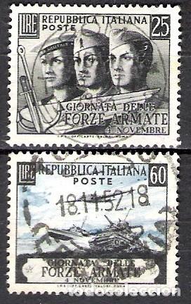 Sellos: ITALIA 1952 - USADO - Foto 1