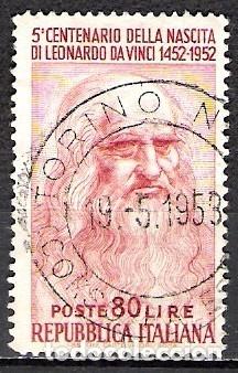 Sellos: ITALIA 1952 - USADO - Foto 1