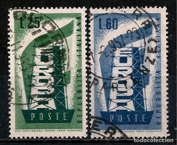 Sellos: ITALIA 1956 - USADO - Foto 1