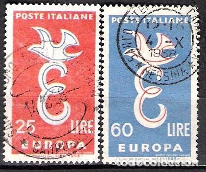 Sellos: ITALIA 1958 - USADO - Foto 1