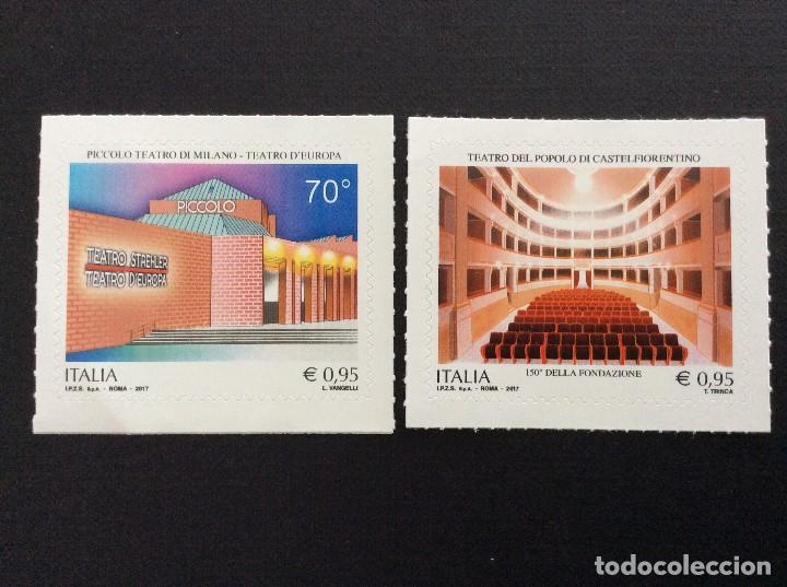 Sellos: ITALIA A&Ntilde;O 2017. TEATROS - Foto 1