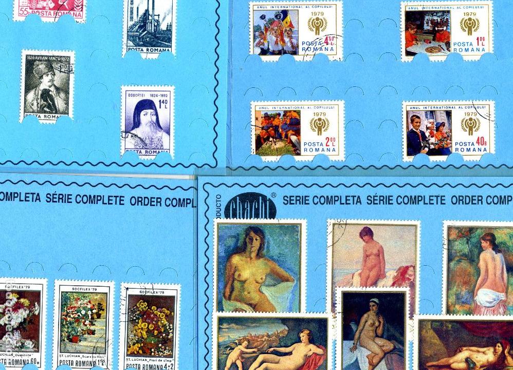 Sellos: Series completas. Posta Romana