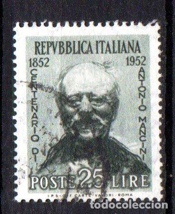 Selos: ITALIA.- CAT&Aacute;LOGO YVERT N&ordm; 642, EN USADO