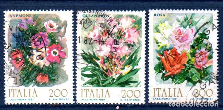 Timbres: ITALIA.- CAT&Aacute;LOGO YVERT N&ordm; 1477/79, EN USADO