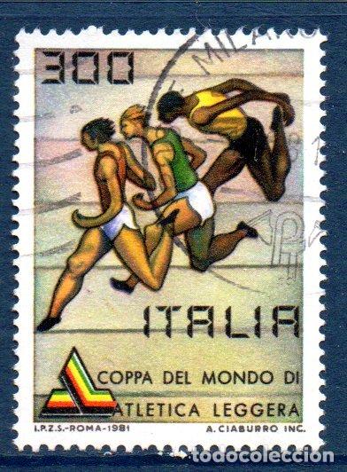 Selos: ITALIA.- CAT&Aacute;LOGO YVERT N&ordm; 1504, EN USADO