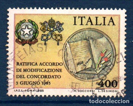 Selos: ITALIA.- CAT&Aacute;LOGO YVERT N&ordm; 1676, EN USADO