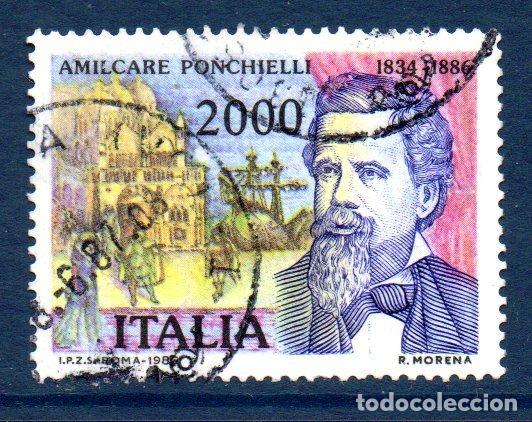 Selos: ITALIA.- CAT&Aacute;LOGO YVERT N&ordm; 1693, EN USADO