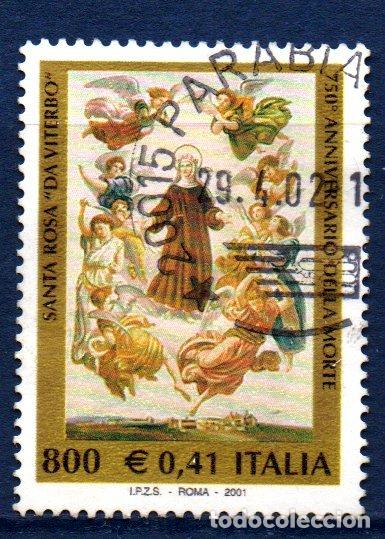 Selos: ITALIA.- SELLO DEL A&Ntilde;O 2001, EN USADO