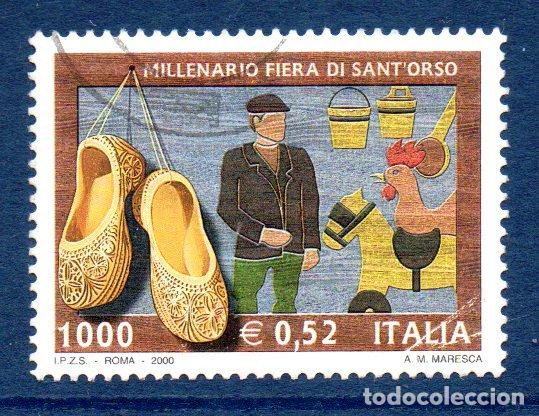 Selos: ITALIA.- SELLO DEL A&Ntilde;O 2000, EN USADO