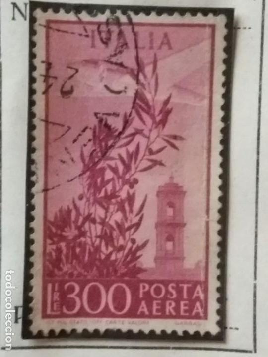 Selos: sello posta aerea italiane. 300 lire a&ntilde;o 1945. stamp