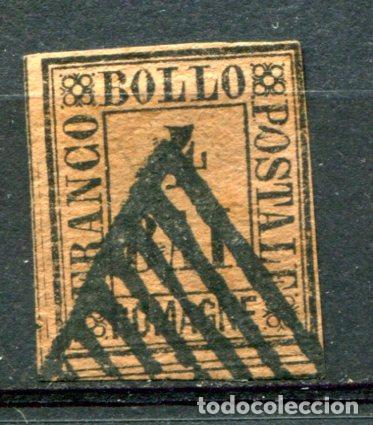 Sellos: Yvert 5 de Romagne (Italia). Valor 4 bal. Sin garant&iacute;a