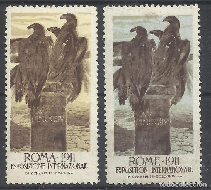 Timbres: ROMA 1911 EXPOSICION INTERNACIONAL NUEVOS*