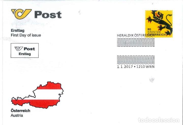 Sellos: Austria 2017 - Wappen K&auml;rnten FDC - Foto 1