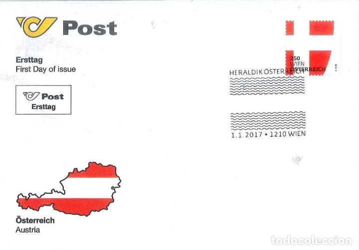 Sellos: Austria 2017 - Wappen Wien FDC - Foto 1