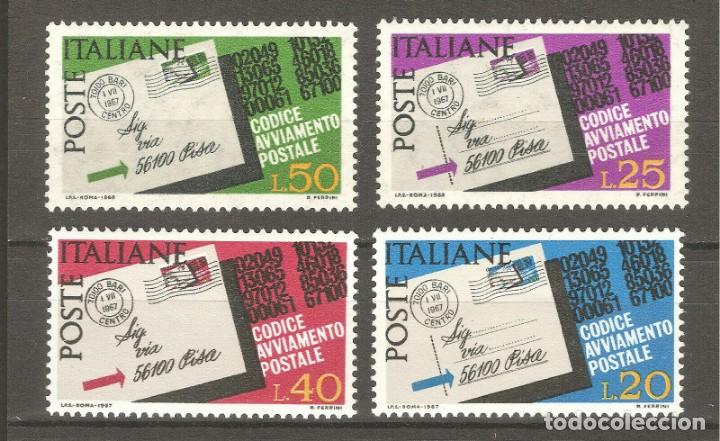 Briefmarken: ITALIA,1967/68,4 VALORES,GOMA ORIGINAL,SIN FIJASELLOS,NUEVOS,YET 977/980.
