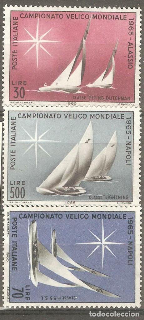 Sellos: ITALIA,1965,CAT.YT.923 A 925, NUEVOS,GOMA ORIGINAL,SIN FIJASELLOS.2 VALORES PRESENTAN CIERTO DOBLADO