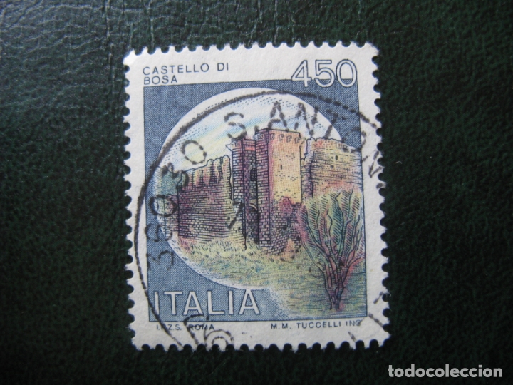 Sellos: italia** castillo de bosa - Foto 1