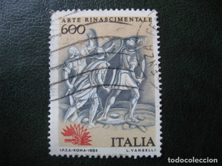 Briefmarken: italia,1985** arte renacentista