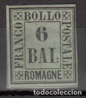ITALIA, ESTADOS. ROMAÑA, 1859 YVERT Nº 7 /*/ (Sellos - Extranjero - Europa - Italia)