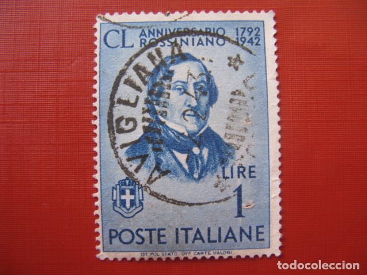Selos: -italia 1942, 150 aniv. de rossini, Yvert 450