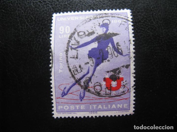 Sellos: -italia 1966, juegos universitarios de invierno, Yvert 941