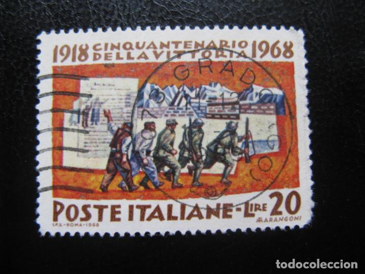 Sellos: -italia 1968, 50 aniv.de la victoria, Yvert 1022
